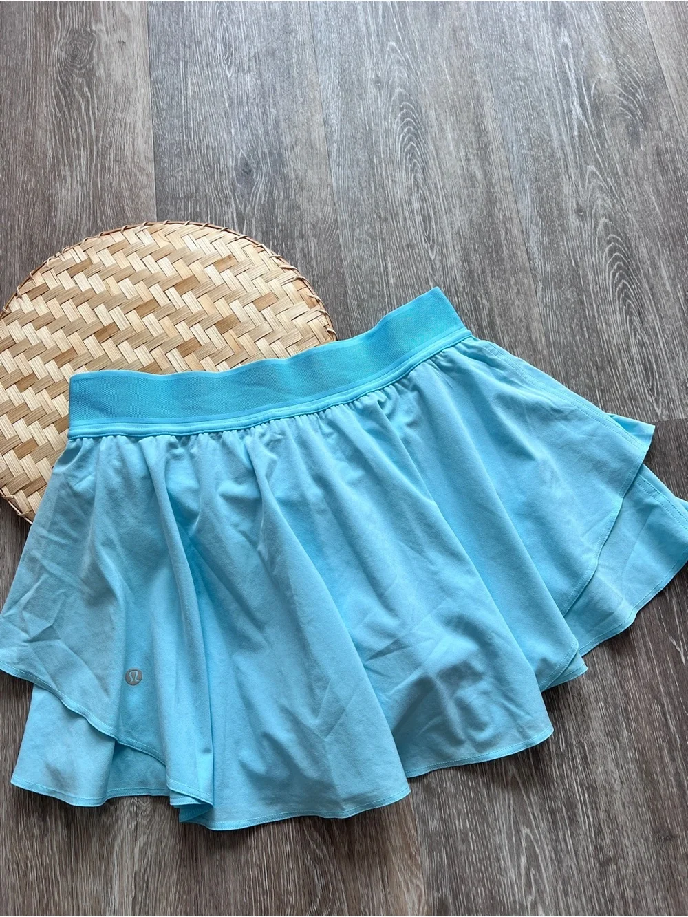 Lululemon Court Rival High-Rise Skirt Cyan Blue